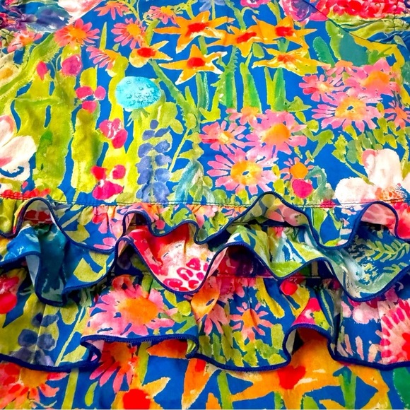 Familiar Japan Luxury Baby Romper 70 / US 6–12M – Vibrant Floral Print – NWOT - Picture 5 of 16